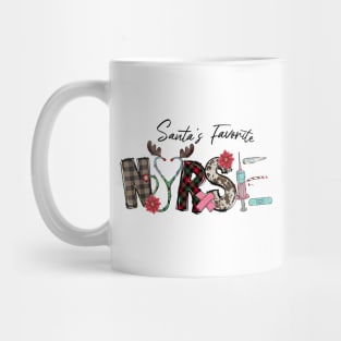 Santa's Favorite Nurse Mug